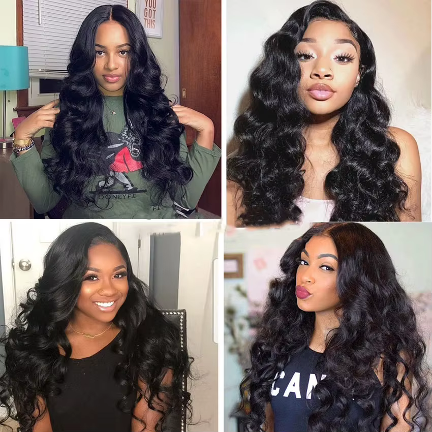 Extensions de cheveux brésiliens pour femmes noires