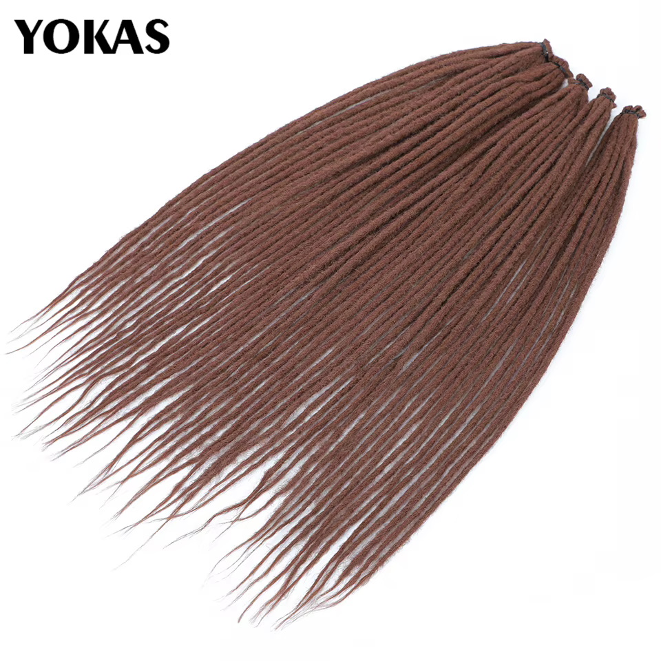 Extensions de Dreadlock synthétiques au Crochet faites à la main