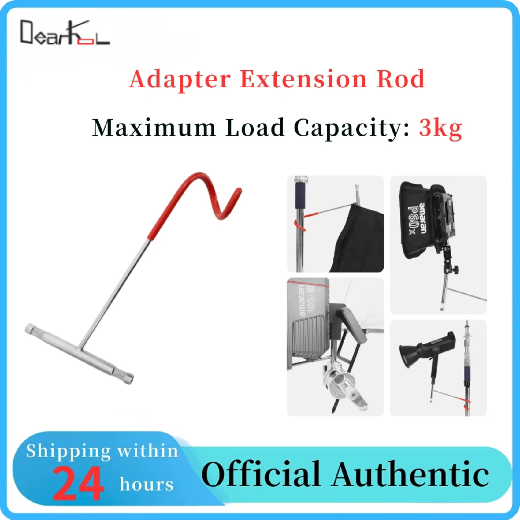 Meking H-1731 adaptateur tige d'extension C support magique jambe rallonge pôle extérieur