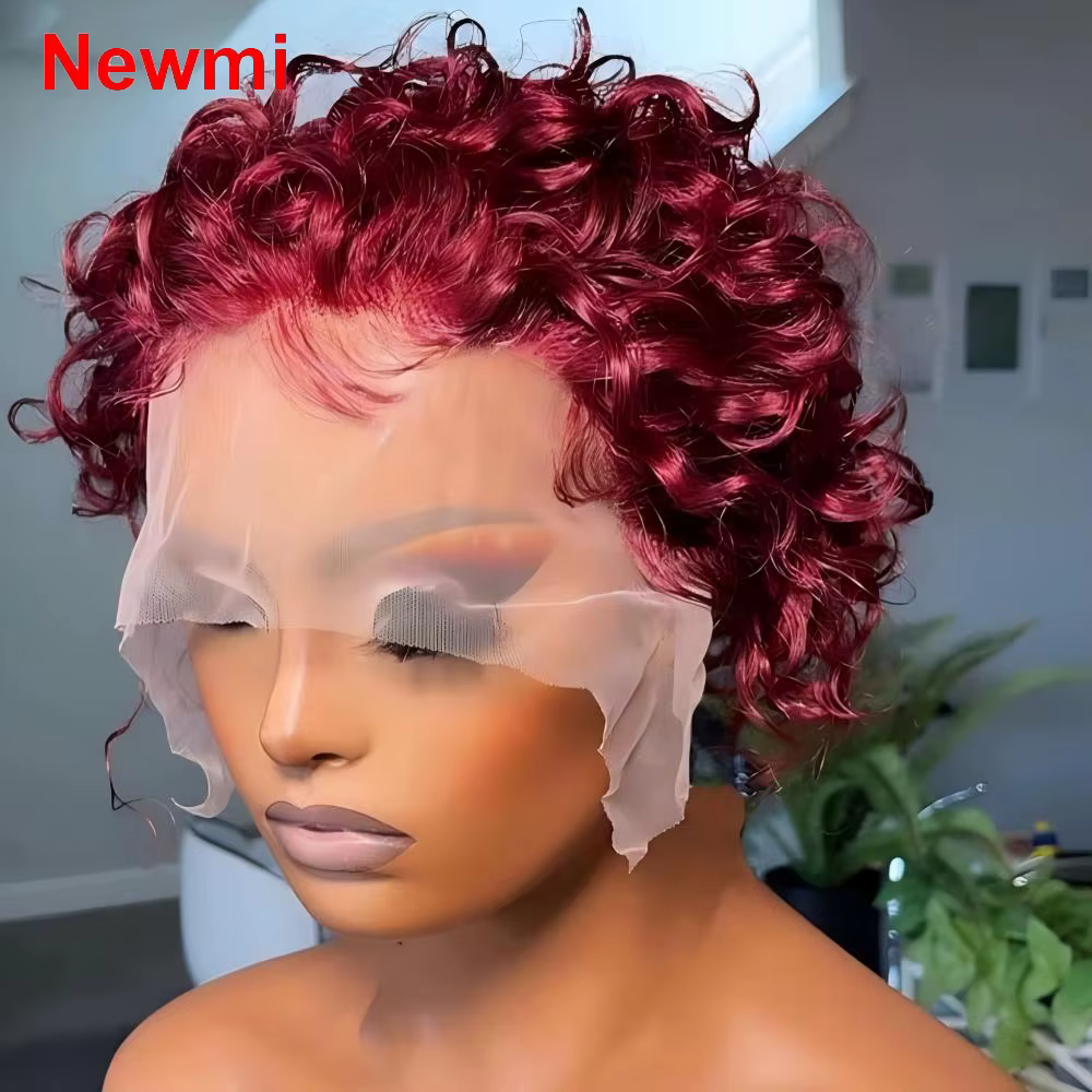 Perruque Pixie Cut en Cheveux Humains