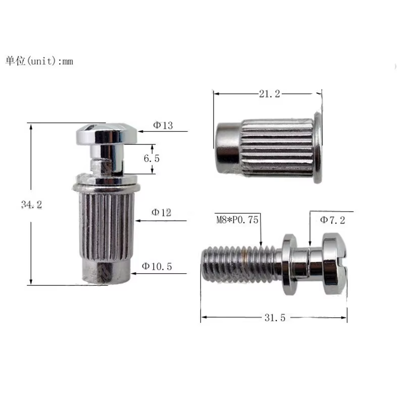 Un ensemble Chrome 4 cordes basse Tune-o-Matic pont et barre d'arrêt cordier pour guitare basse électrique accessoires pièces instrument de musique