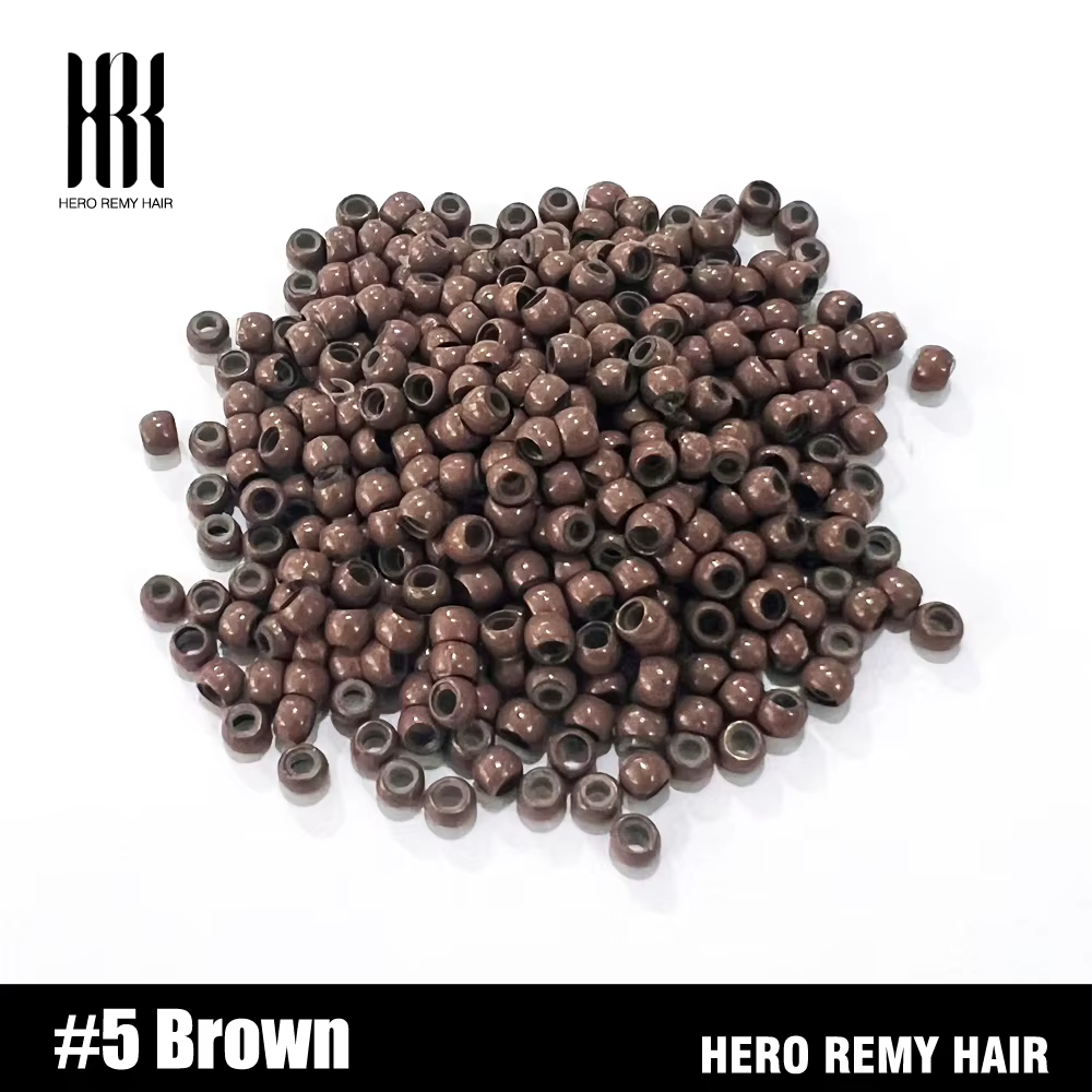 Nano anneau perles pour Extensions de cheveux 3.0mm Micro anneaux invisibles en Silicone 1000 pièces outils d'extension de coiffeur de Salon professionnel