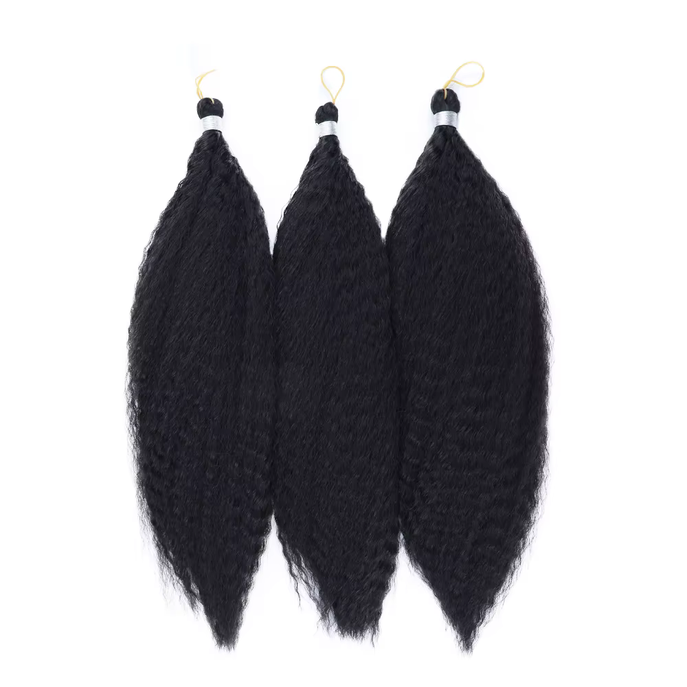 Tresses Synthétiques Afro Crépues et Bouclées au Crochet pour Femme