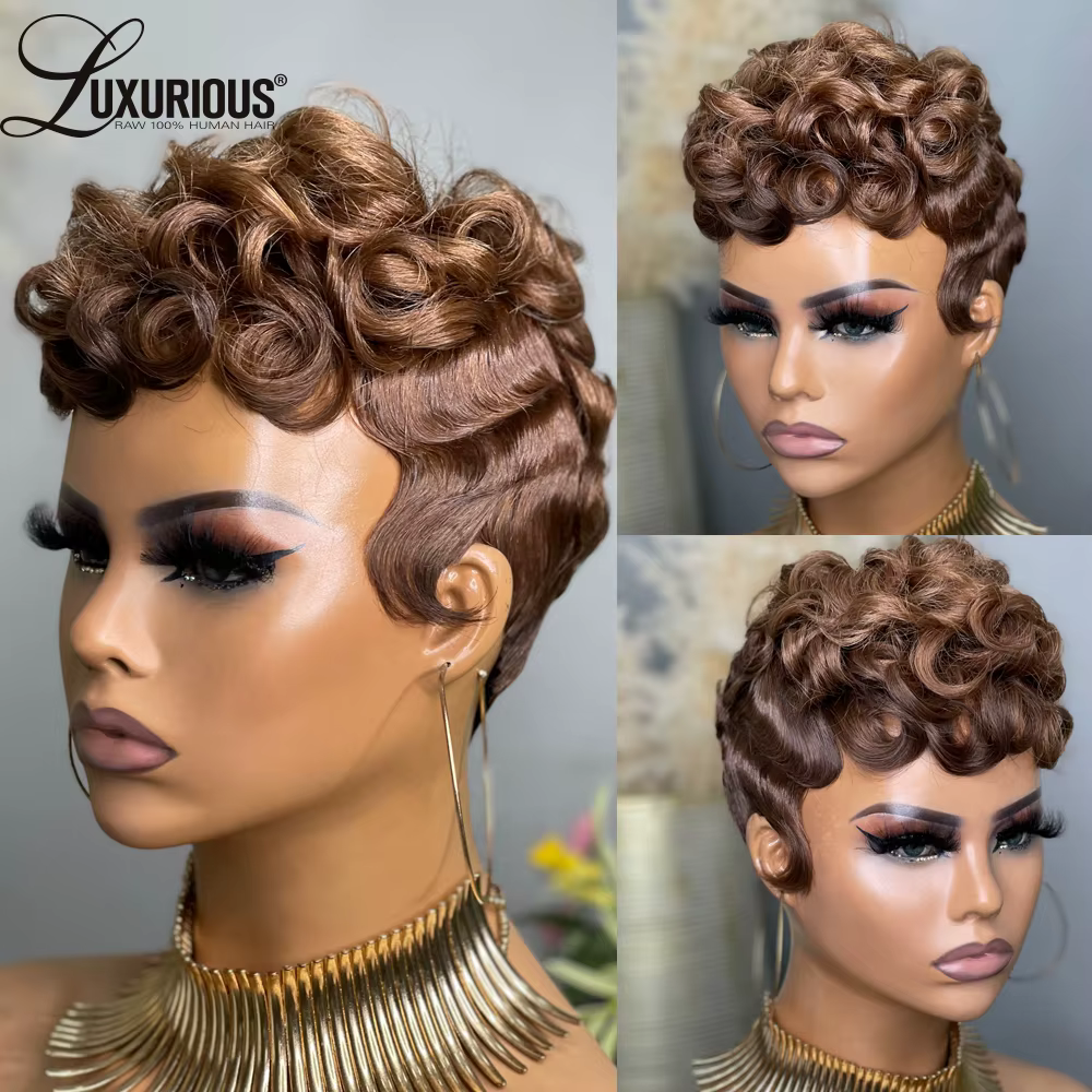 Perruque blonde 613 coupe pixie