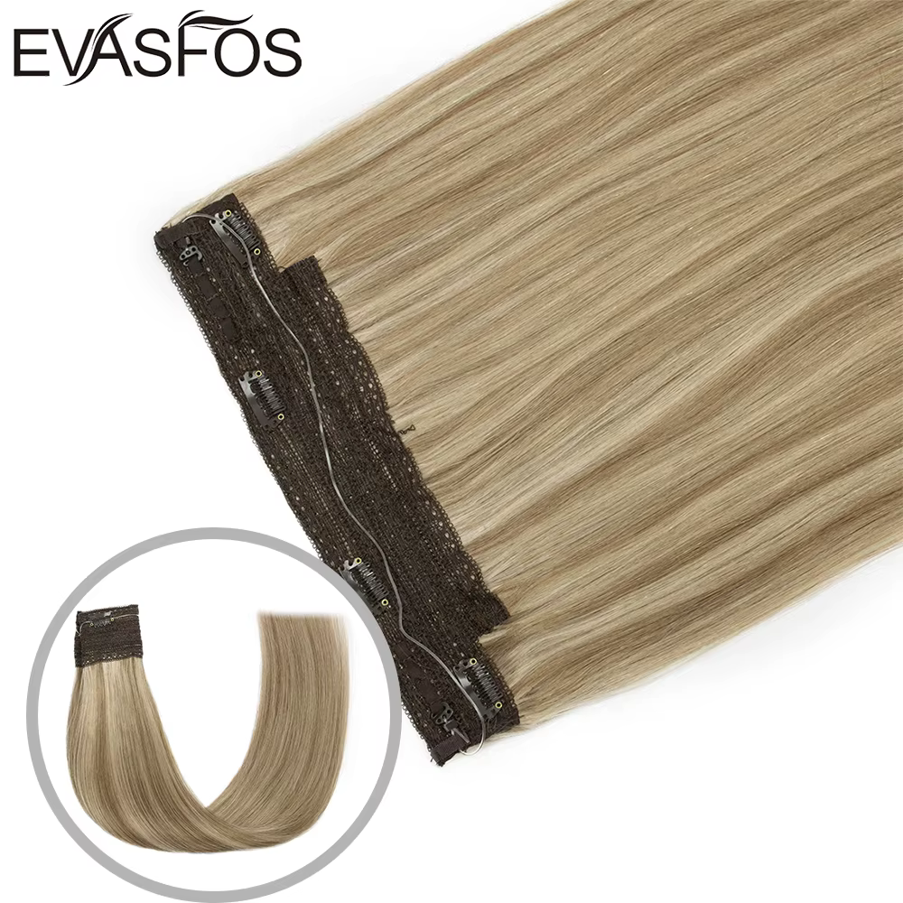 Extension de cheveux à clip invisible pour femme