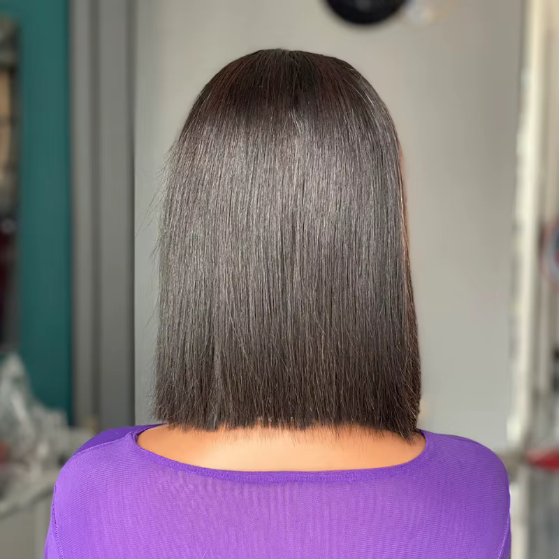 Grande - Valeur DD Bone Straight 4x4 Lace Wig. Cheveux humains vierges Remy de haute qualité