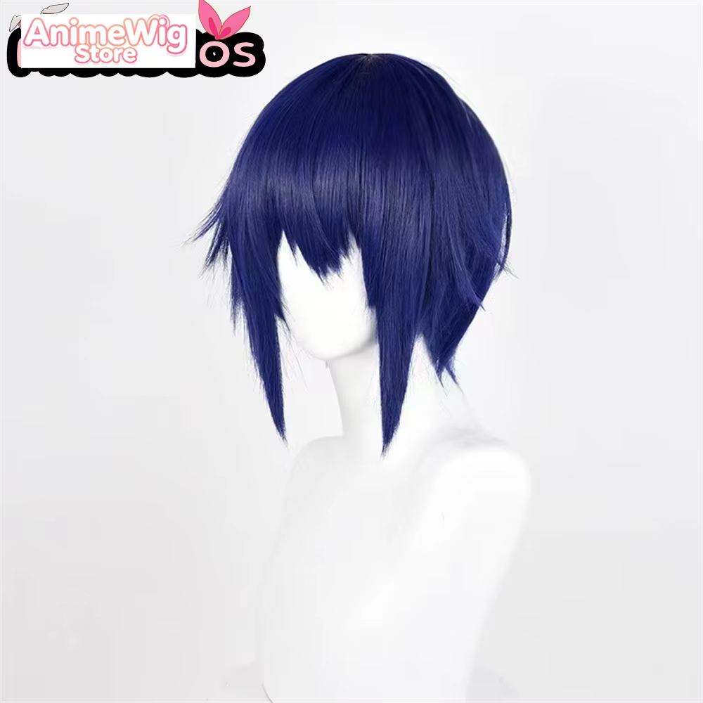 Perruque de cosplay Ikuto Tsukiyomi MiukoCosplay Anime Shugo Chara! Cosplay