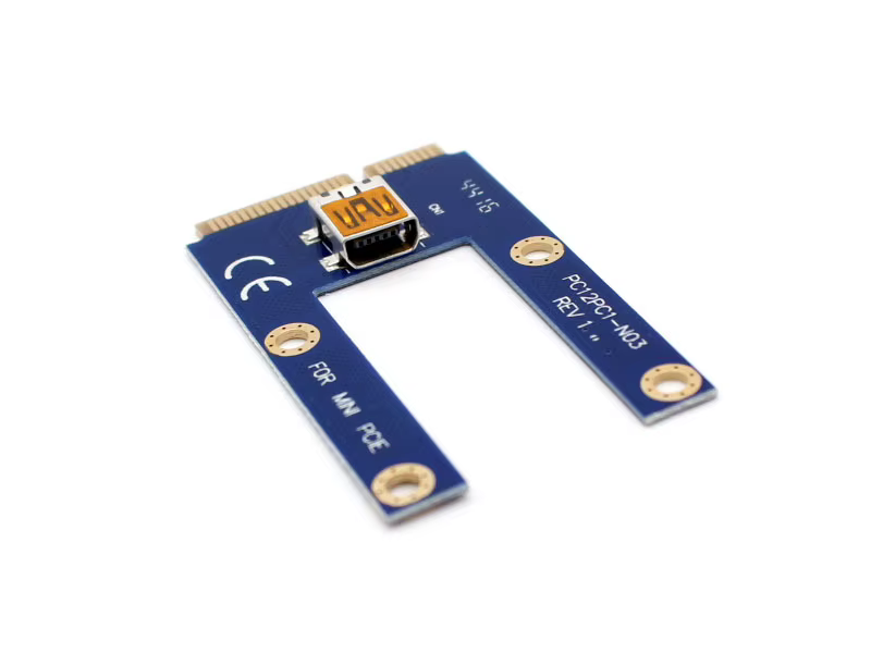60 cm USB 3.0 Mini PCI-E vers PCIe PCI Express 1x à 16x Extender Riser carte adaptateur câble d'extension pour Bitcoin BTC Miner Mining