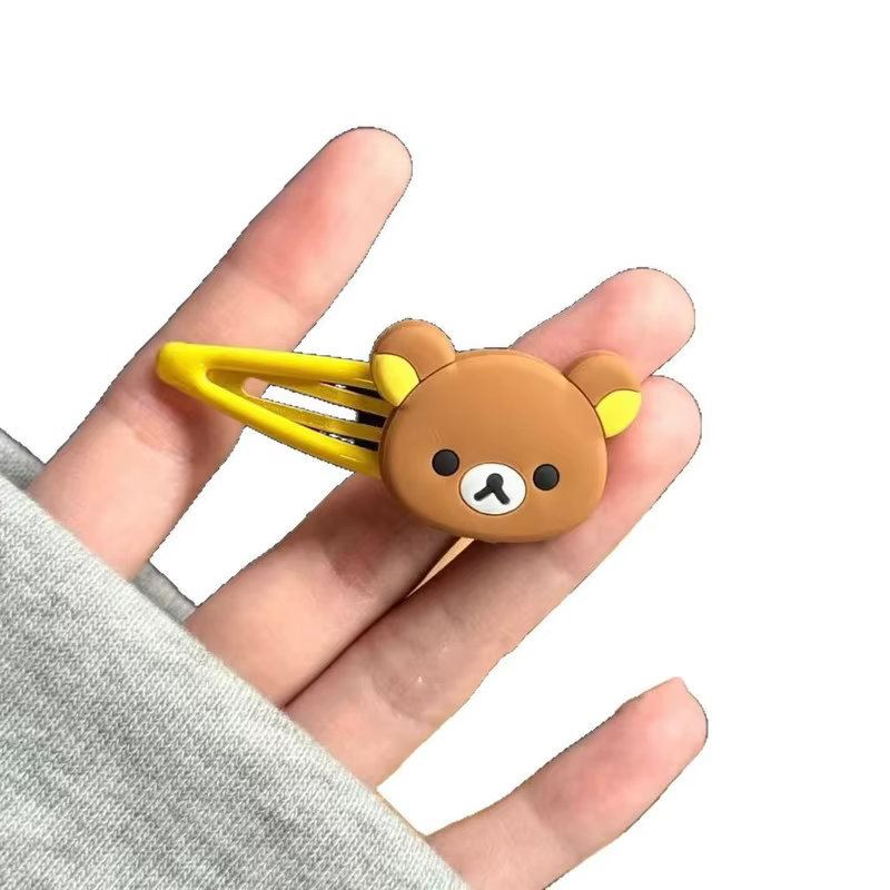 Barrettes Rilakkuma mignonnes pour cheveux