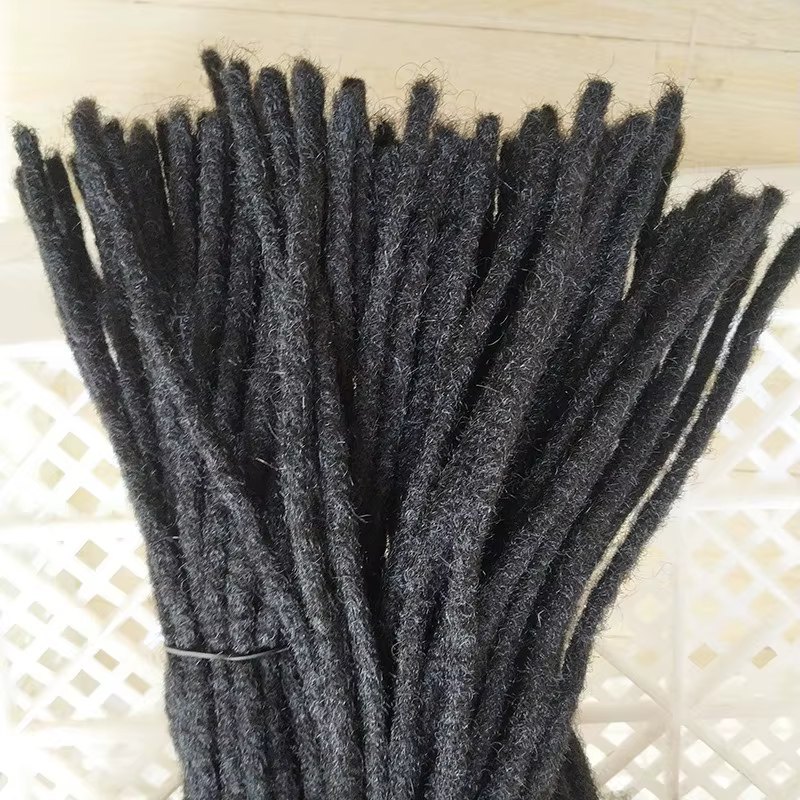 Extensions de dreadlocks faites à la main en cheveux humains 0