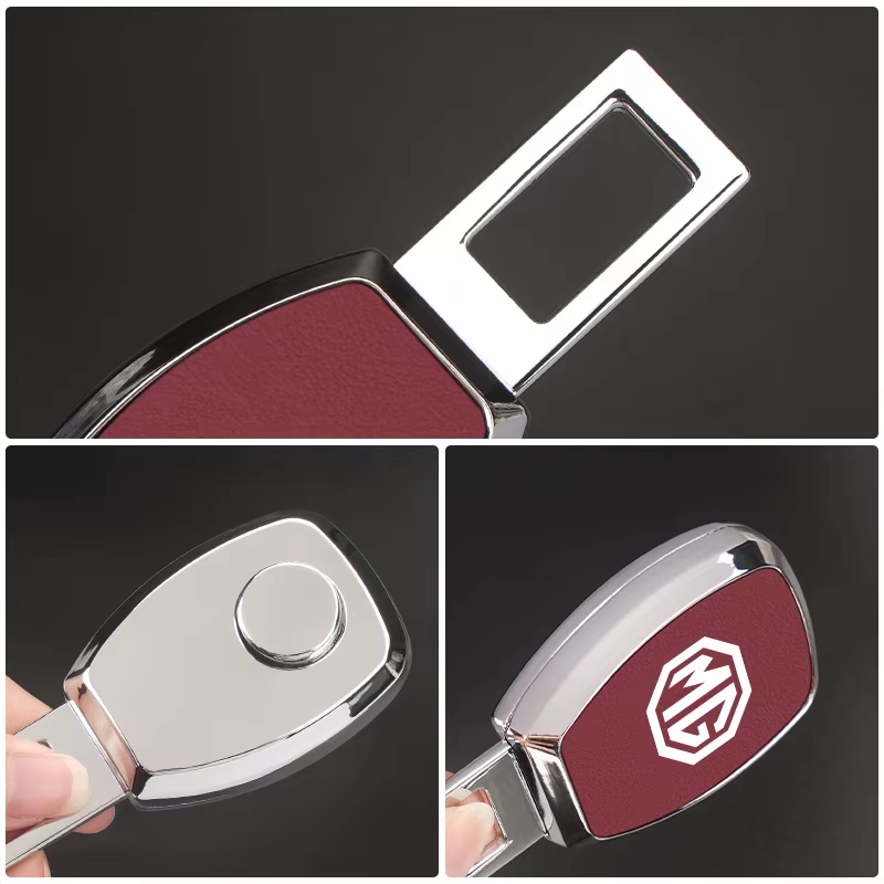 Prise d'extension de voiture en alliage de Zinc, accessoire d'extension de ceinture de sécurité abdominale pour MG ZS 5 7 6 Cyberster MG4 EV ES5 HS ONE GT GS MG3 EZS