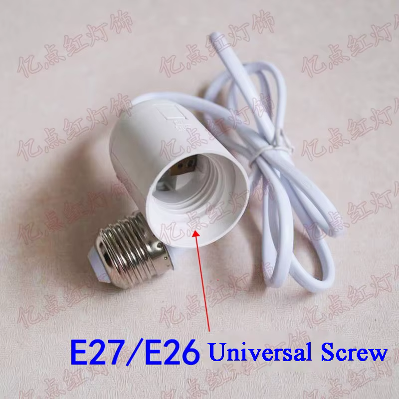 Adaptateur de douille de lumière à vis, rallonge, support de lampe, abat-jour, fil de confrontation, Abrters de connexion, Grotte E26 douille e27 socle lumineux led douille ampoule e27 douilles e27 la