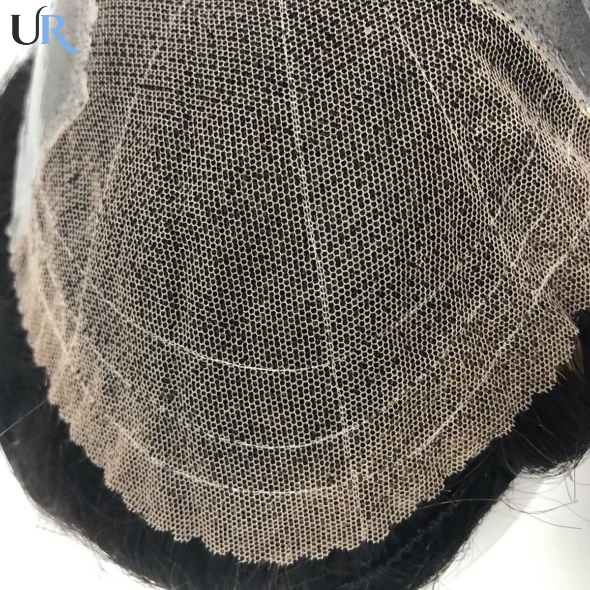 Toupet en dentelle avec base en PU pour hommes