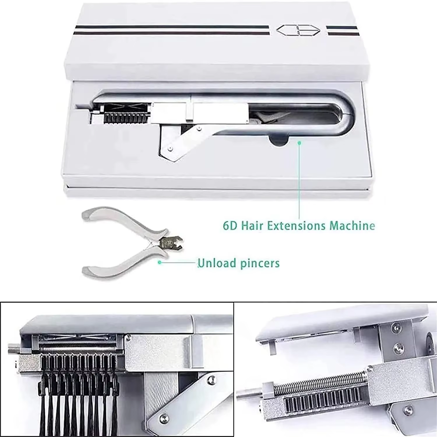 Machine d'extension de cheveux 6D