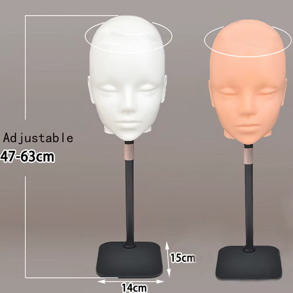 Tête de mannequin pour perruques