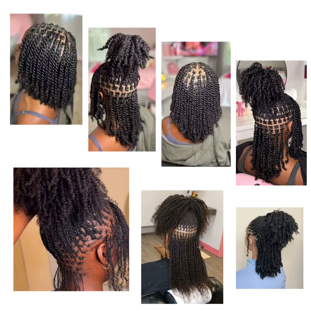 Cheveux synthétiques Kinky Marley pour tresses