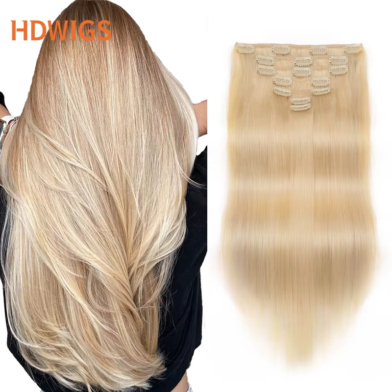 Extensions de cheveux à clipser 100% cheveux humains naturels