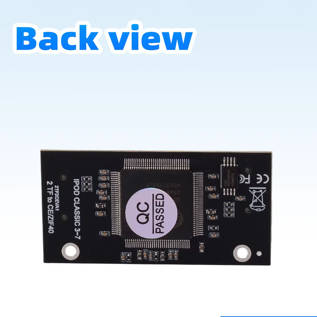 Adaptateur double TF vers CE ZIF, convertisseur double carte Micro SD pour iPod 3 4 5 6 7 Gen Video Classic, PC industriel, DVR, NVR, NAS, IFlash