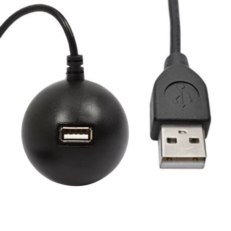 Câble d'extension USB de bureau USB 3.0/USB 2.0 rallonge mâle à femelle avec câble d'extension de bureau USB moulé sur base M/F