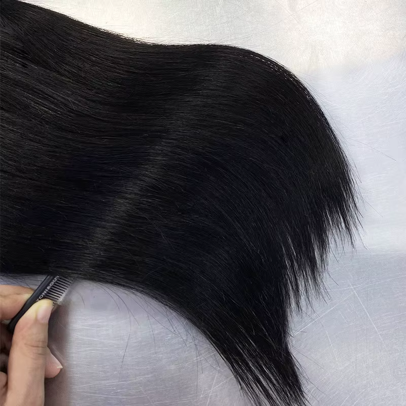 Mèches brésiliennes naturelles Remy vierges non traitées de qualité 12A