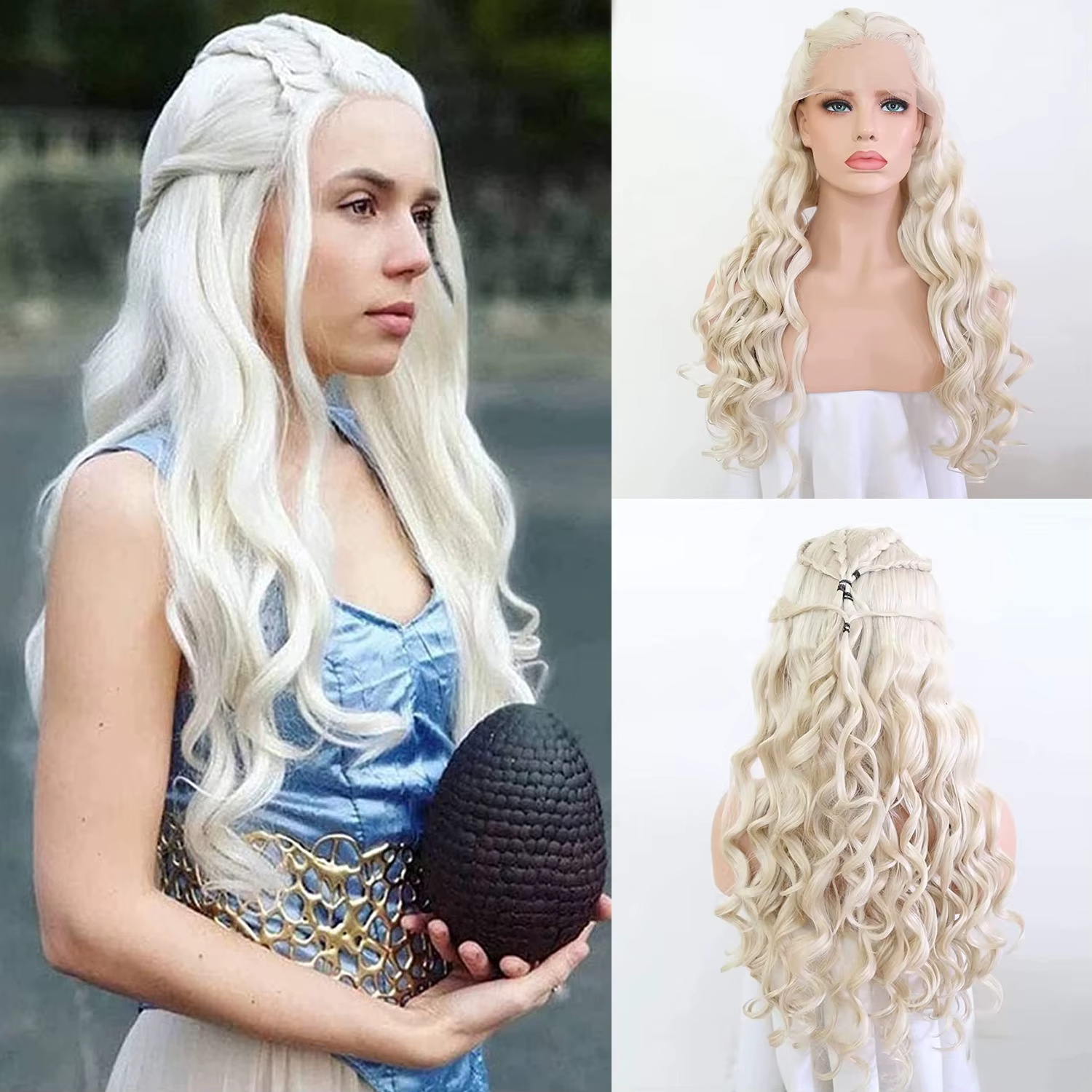 AIMEYA – perruque Lace Front Wig synthétique pour femmes