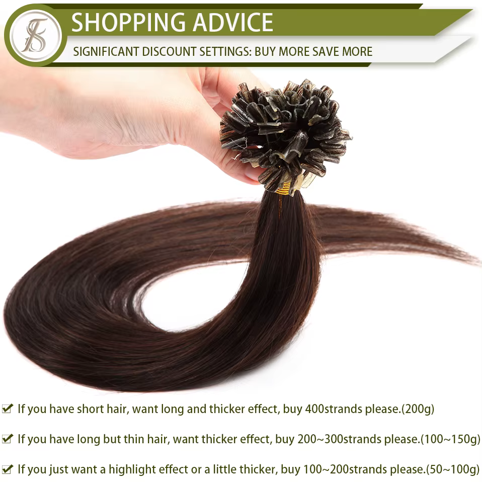 Extensions de Cheveux U-Tip 0.5 Gumental
