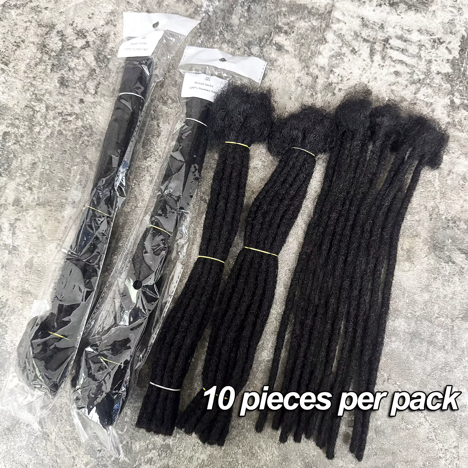 Extensions de dreadlocks en cheveux humains