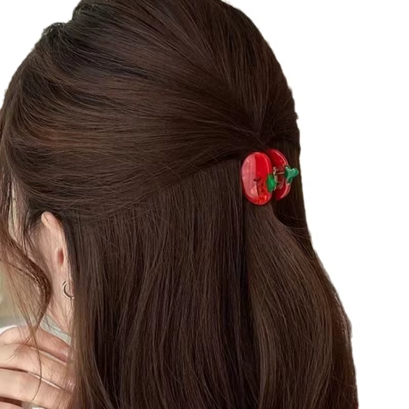 Pinces à cheveux tomate drôles
