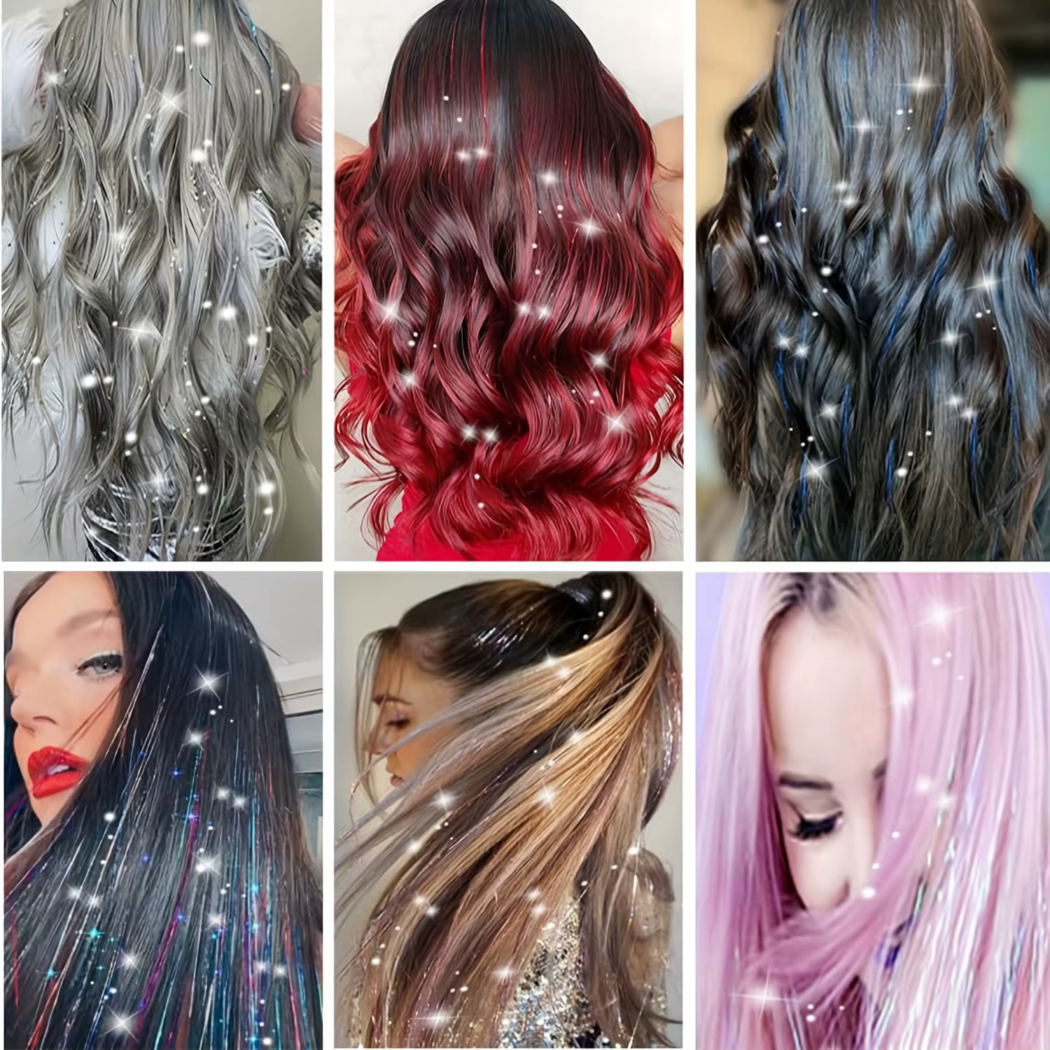 Pince à cheveux synthétique 6/12Pas