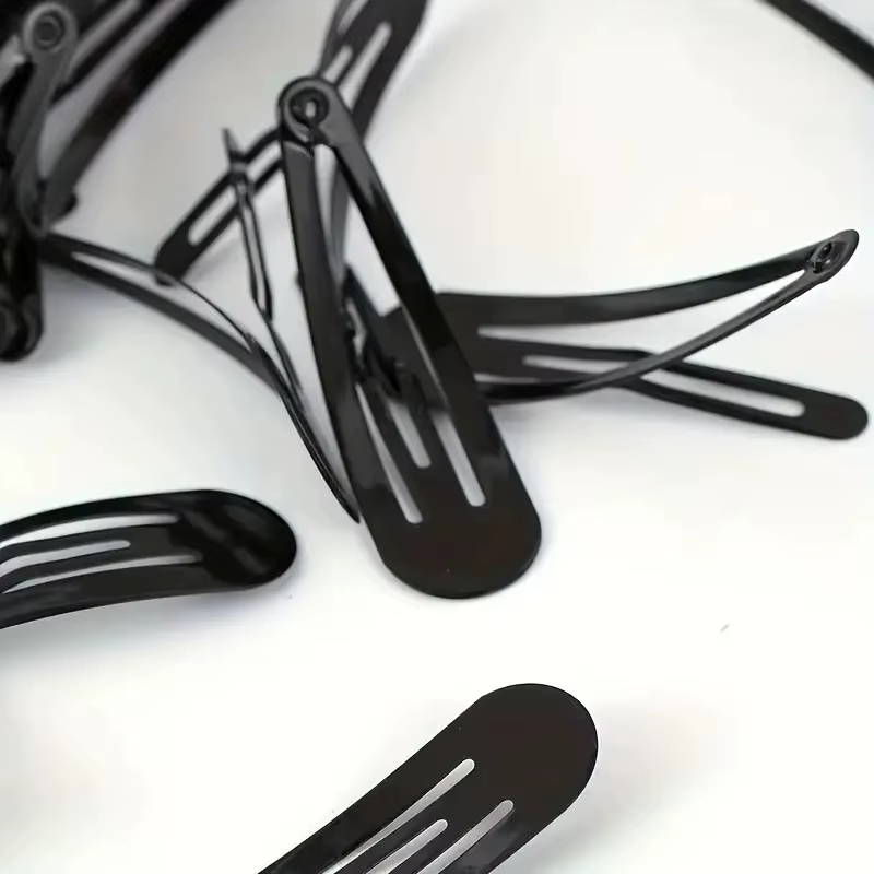 Paquet de 40 pinces à cheveux noires 1.92 pouces adultes enfants accessoires