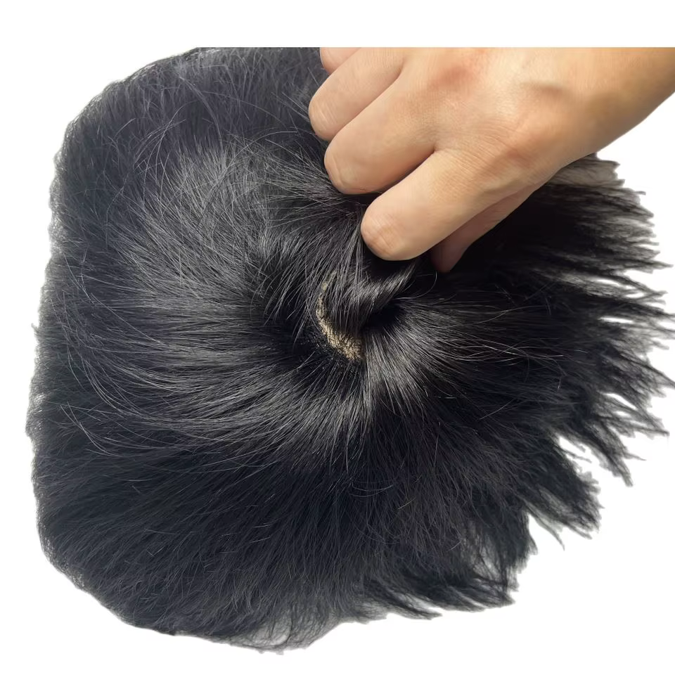 Perruque pour hommes système de remplacement de cheveux