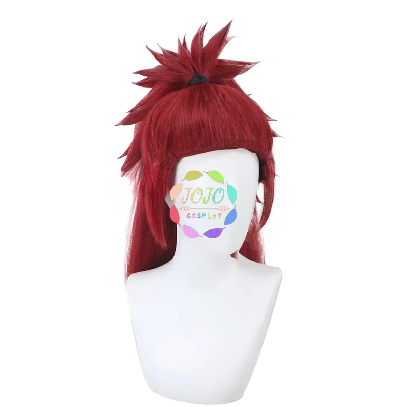 Perruque de Cosplay Anime Renji Abarai