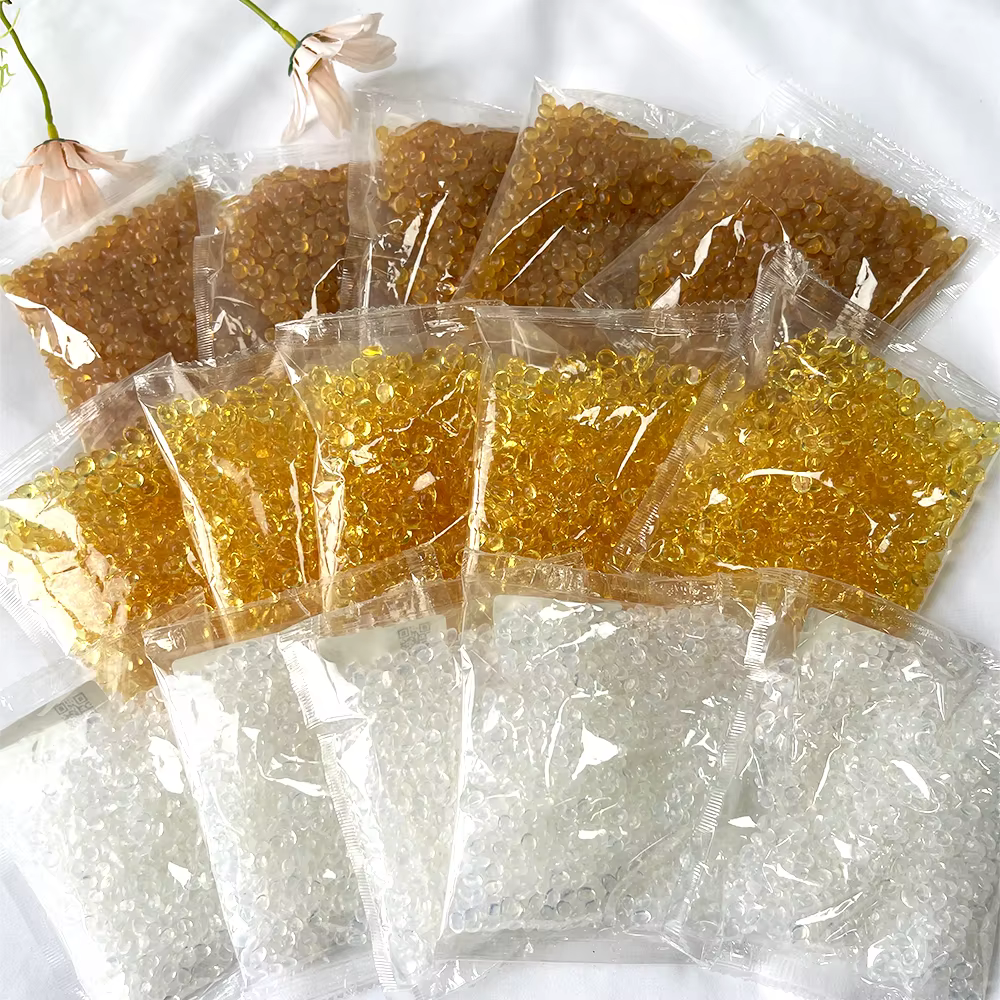 Granule de colle à la kératine jaune blanc