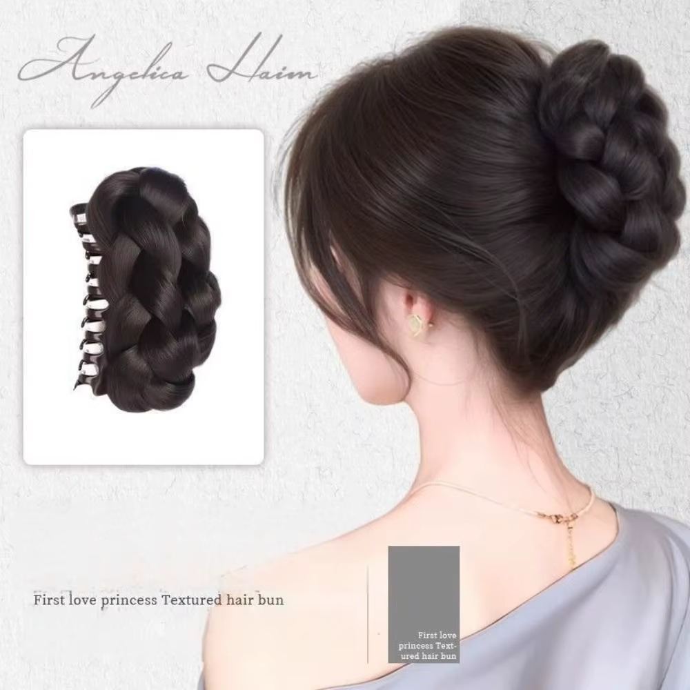 Pince à cheveux synthétique pour chignon