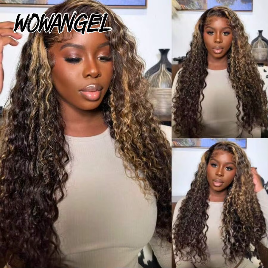 Perruque Lace Frontal Wig 100% naturelle bouclée