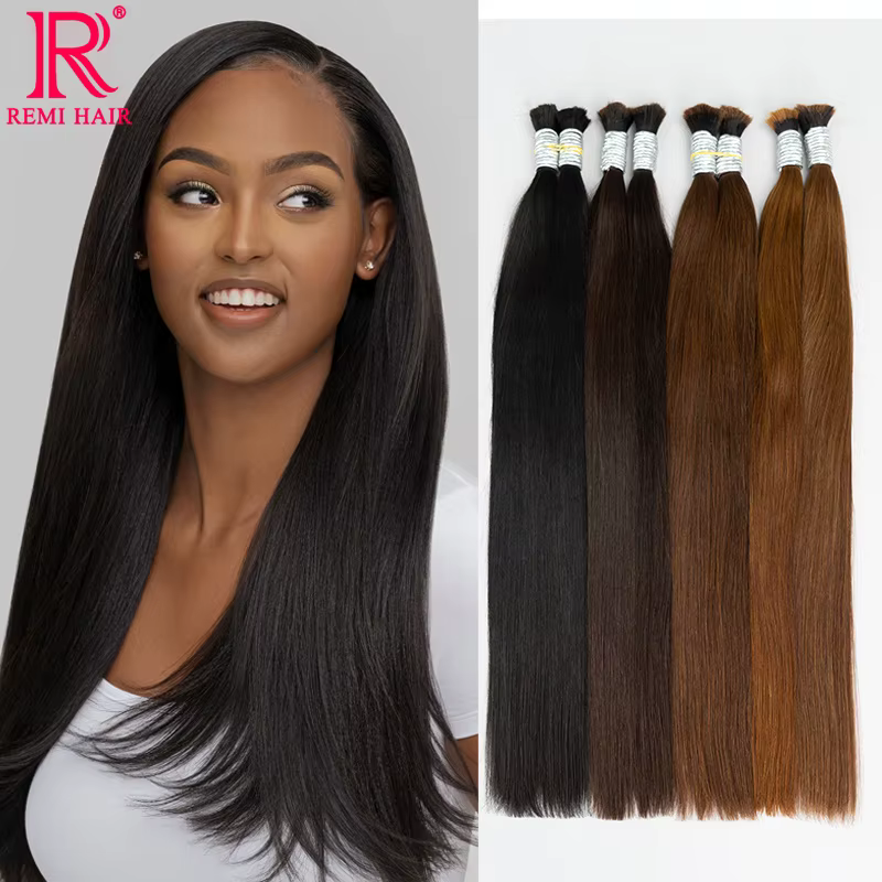 Extensions de cheveux humains REMI pour femmes