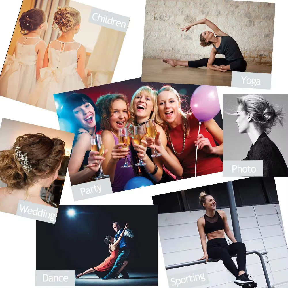 Extensions de chignon synthétique pour femmes