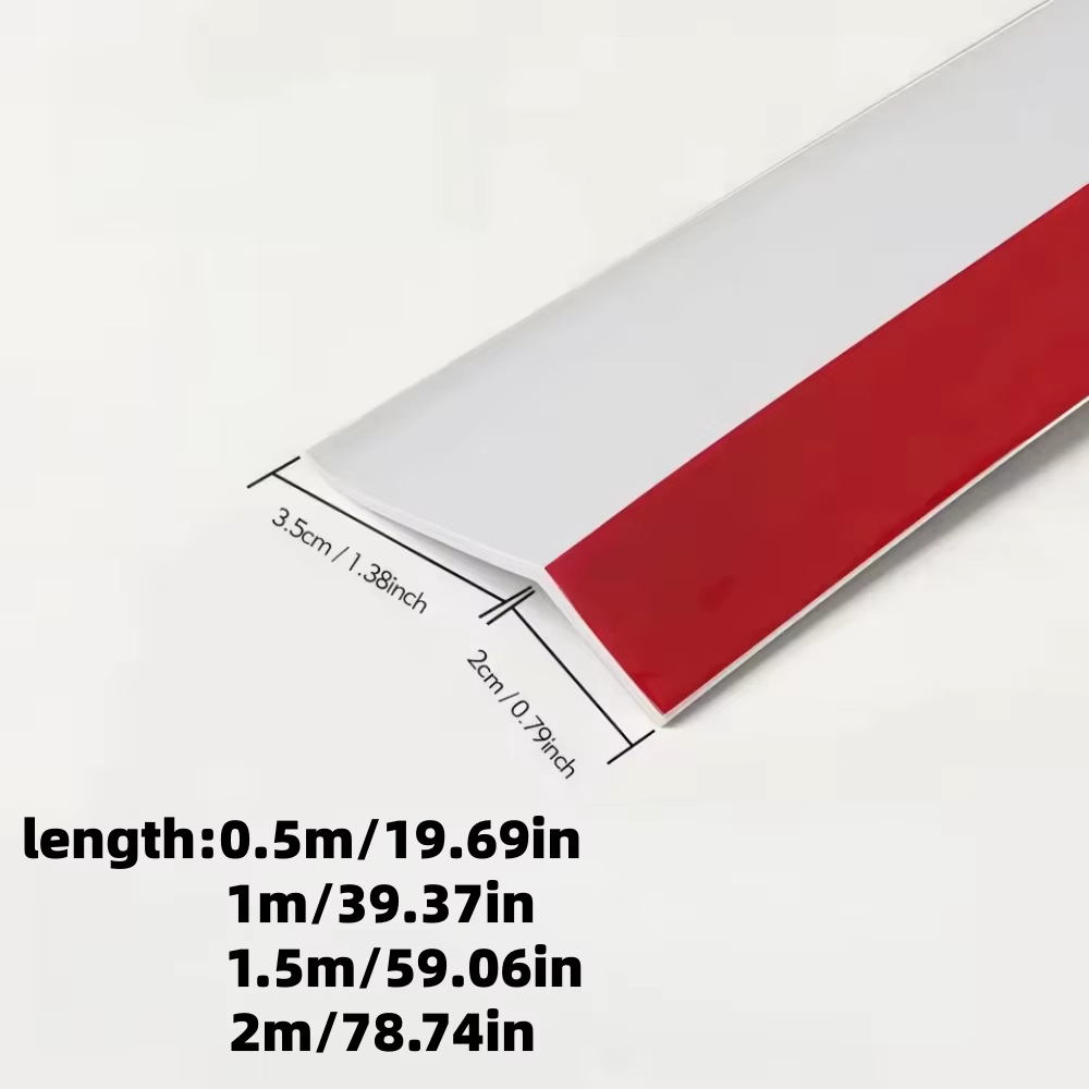    Barrière d'étanchéité flexible pour rebord de fenêtre, protection anti-gouttelettes pour porte, bande adhésive imperméable pour bord de fenêtre