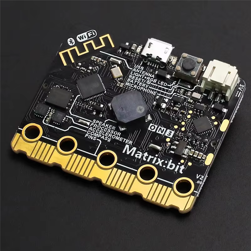 Matrice exquise: carte de développement de bits ESP32 0.96 pouces OLED 2.4G Radio/WIFI/BLE Bluetooth C +/Python/Mind + programma