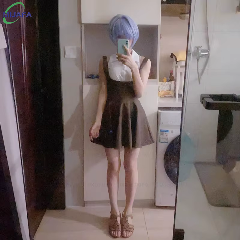 Perruque de Cosplay Ayanami Rei de haute qualité
