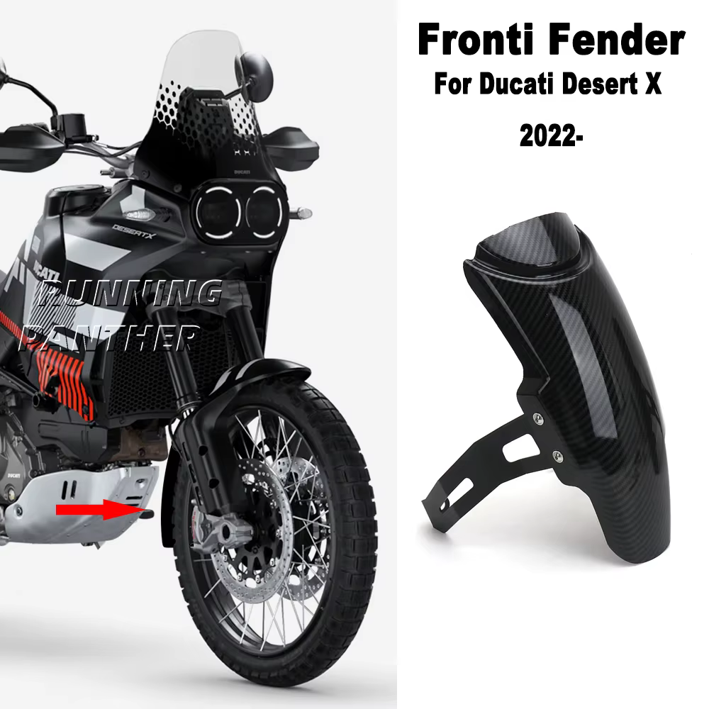 DESERT X – accessoires de moto, extension de garde-boue avant, 3 couleurs, nouveau pour Ducati Desert X DesertX 2022 2023 2024