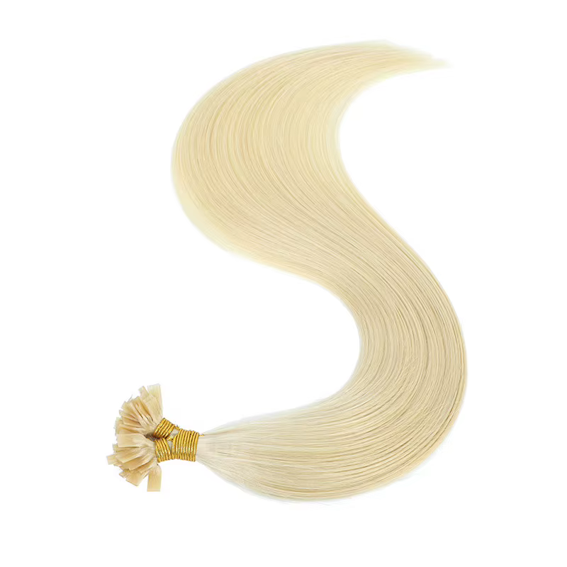 KTKerBrian-Extensions de Cheveux Naturels Remy à Pointe Plate
