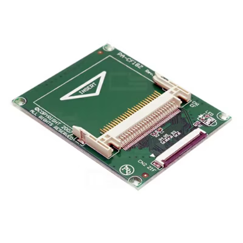 Interface CF vers CE ZIF vers CF, carte mémoire Compact Flash CF 1.8 pouces vers CE pour Toshiba Ipod ZIF SSD HDD, adaptateur avec 2 câbles