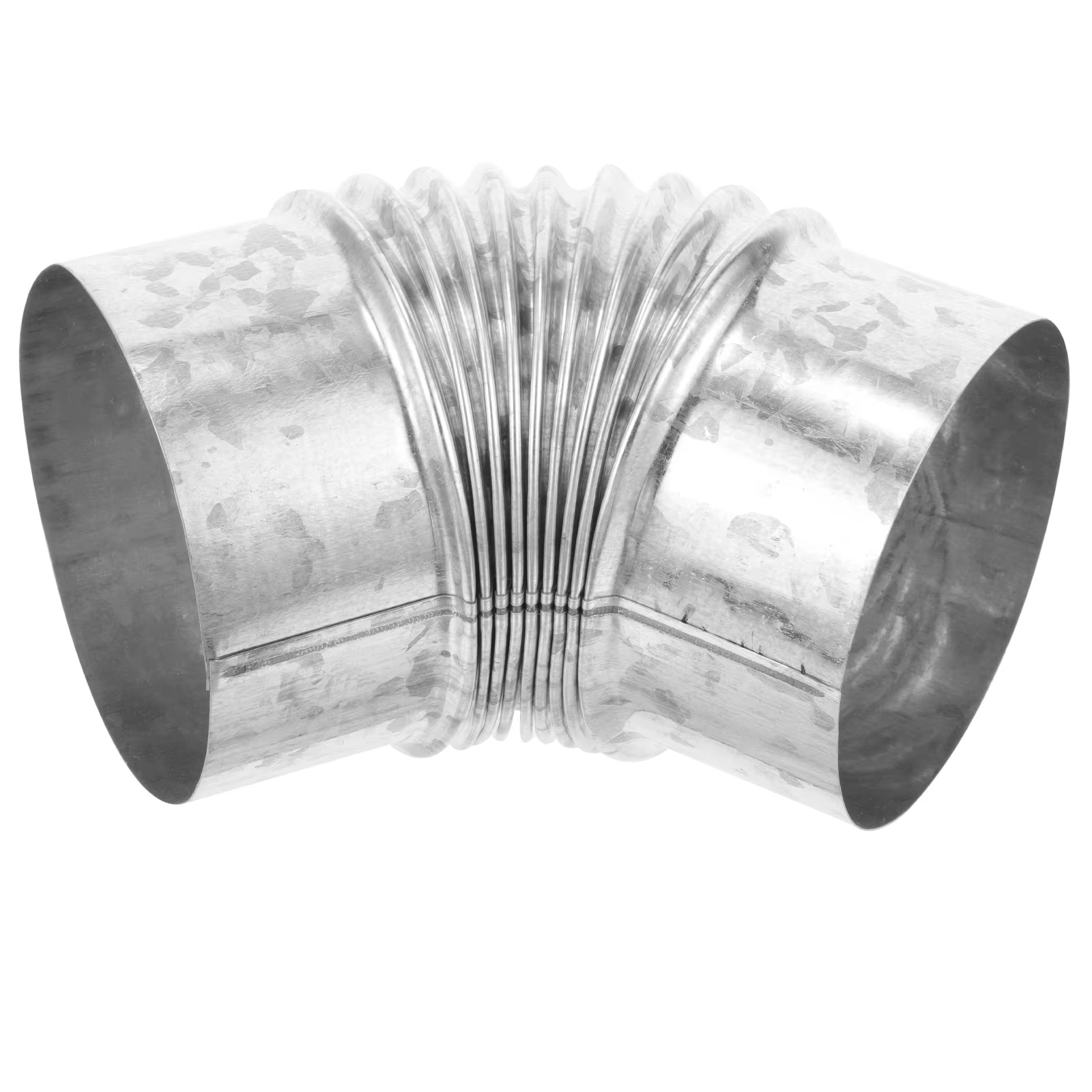 Tuyau de cheminée pour poêle à bois, coude en acier inoxydable à 45 degrés, extension de tuyau d'échappement, kit de cheminée, remplacement pour poêle extérieur, ventilation