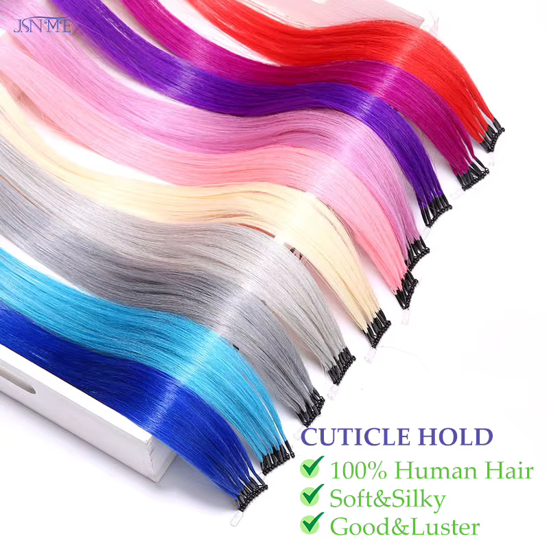 Extensions de cheveux humains naturels