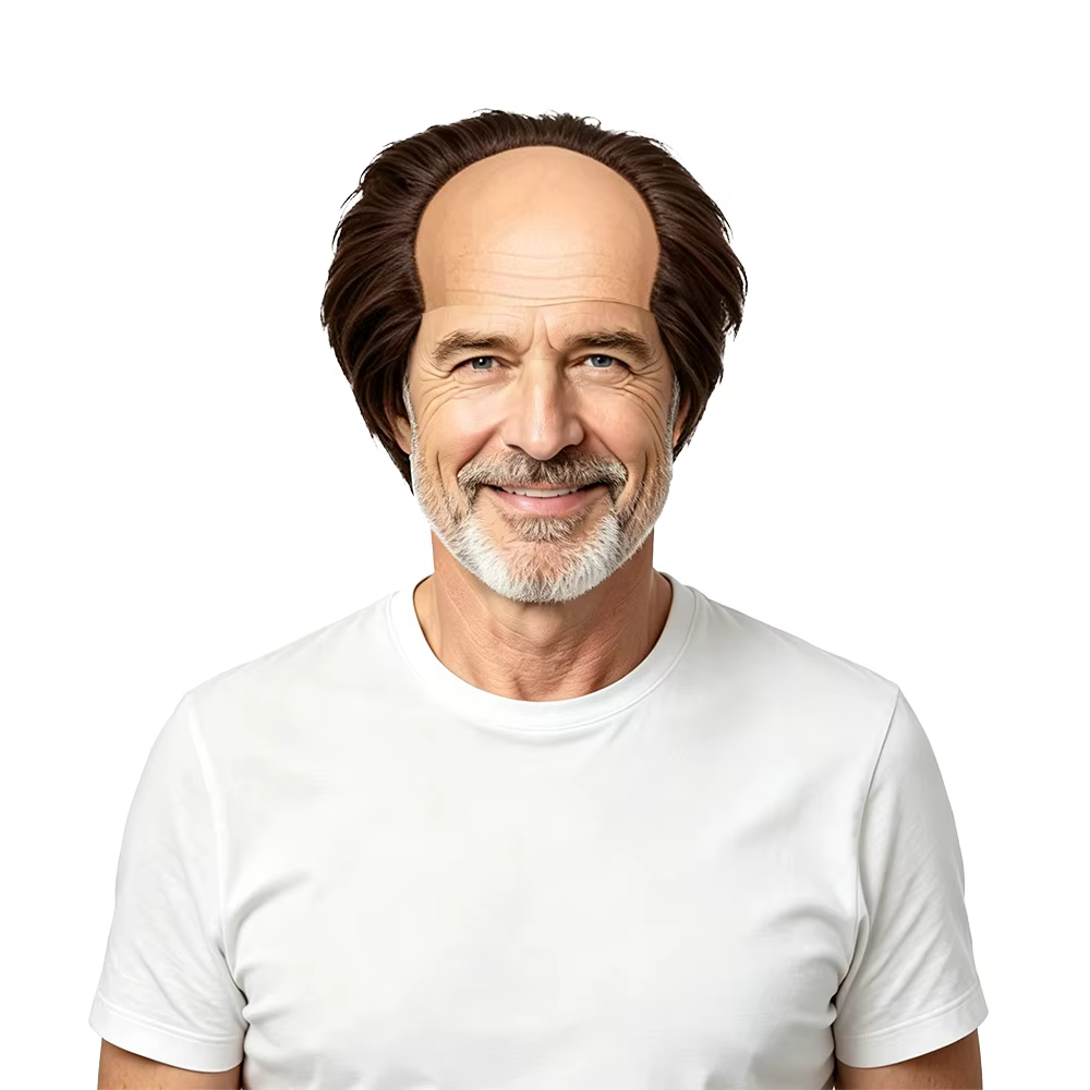 Perruque Einstein pour hommes