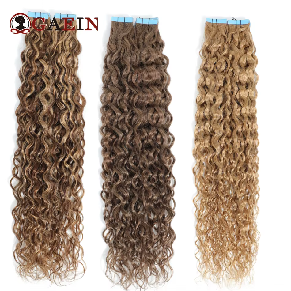 Extensions de Cheveux Humains Ondulés pour Femme