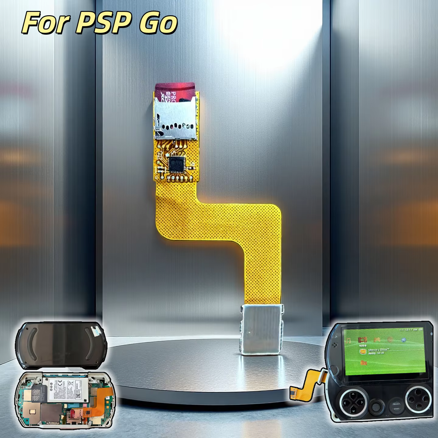Adaptateur TF vers Micro SD pour PSP Go, jusqu'à 128 Go, extension de mémoire haute vitesse, accessoires d'extension de jeu