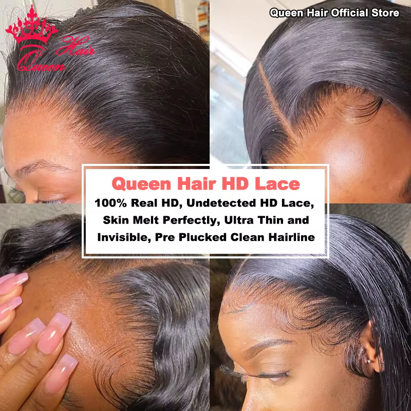 HD Lace Water Wave 13x6 5x5 6x6 Wig Raw Human Hair Wigs Pre Plucked Natural Hairline Melt Skin