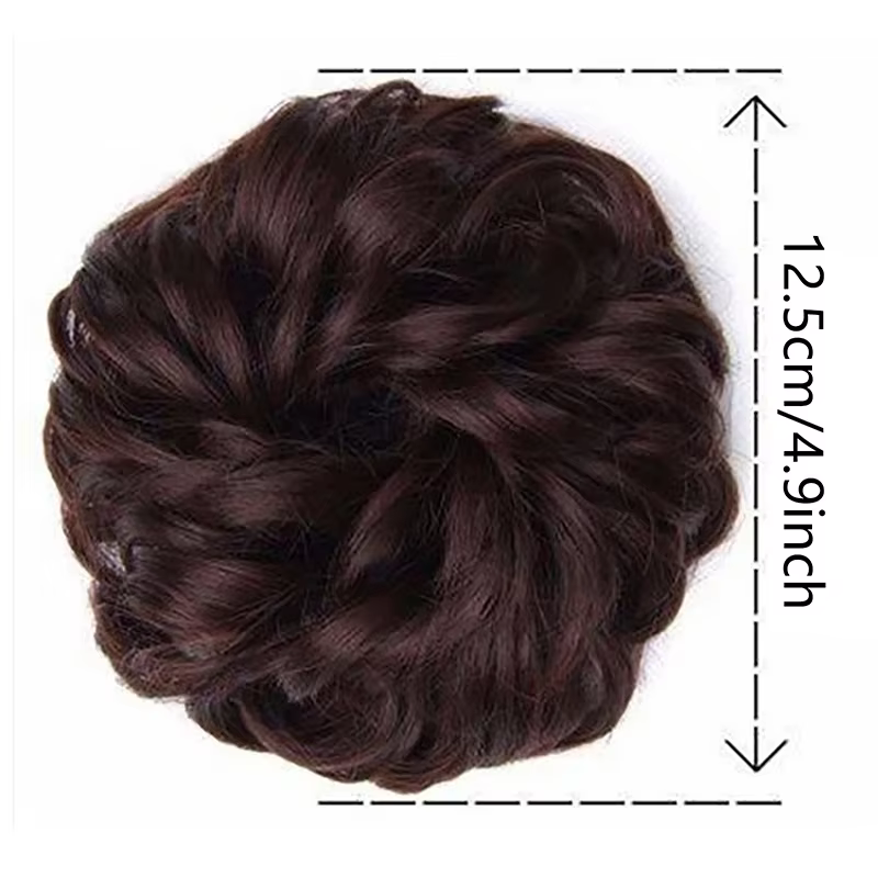 Chignon synthétique perruque dames queue de cheval Extension de cheveux Scrunchie élastique vague bouclés postiches